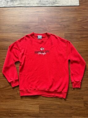 Lee Vintage Red Kansas City Crewneck Sweatshirt